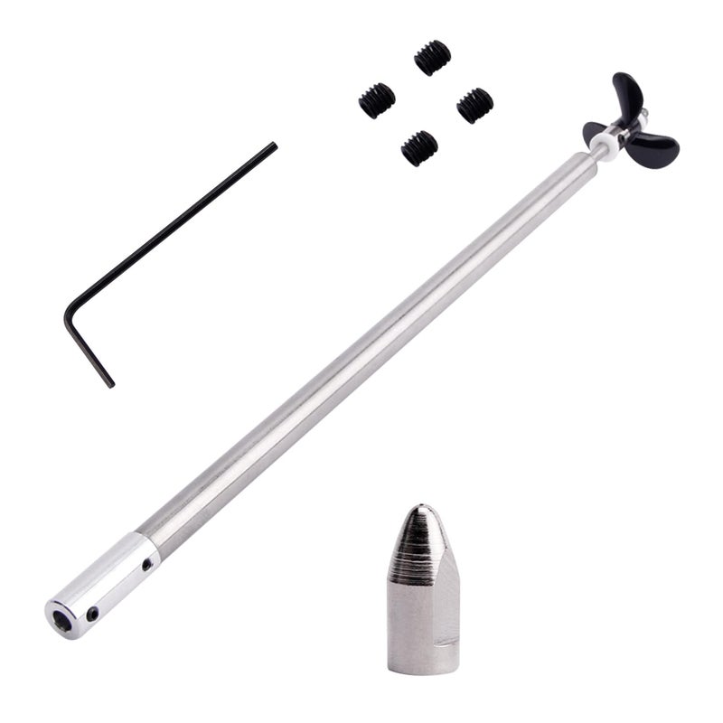 Fielect Drive Shaft w Propeller and Universal Joint for RC Boat, L200mm Shaft, L150mm Sleeve, D36mm Propeller, Fit for 3mm Motor Shaft - Image 1